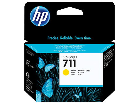 Tusz HP 711 (CZ132A) żółty 29ml