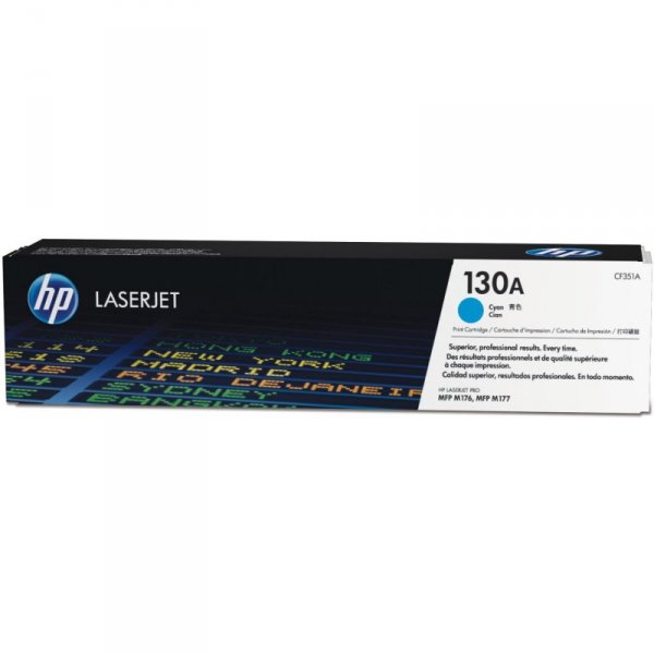 Toner HP 130A (CF351A) niebieski 1000str