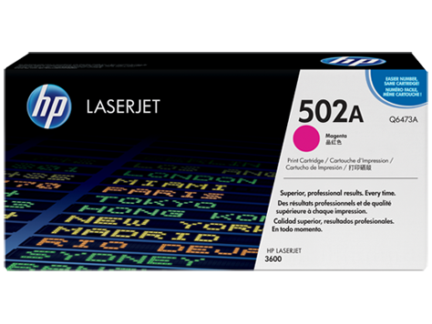 Toner HP 502A (Q6473A) purpurowy 4000str 3600