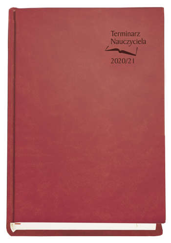 Terminarz NAUCZYCIELA 2025/2026 bordowy T-155V-B Michalczyk i Prokop