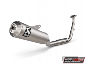 Sportowy wydech AKRAPOVIC Yamaha XSR 125 2021 - 2023 
