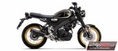 Sportowy wydech Yamaha XSR 125 2022 - 2024 końcówka slip-on ARROW 71948RB REBEL carbon 