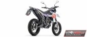Sportowy wydech ARROW THUNDER ALU BLACK + CARBON slip-on końcówka wydechu Aprilia RX / SX 125 ccm 2025 EURO5+ 