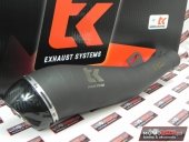Sportowy wydech TURBOKIT GP H3 BLACK CARBON Kawasaki Ninja 125 4T 2019 - 2024 