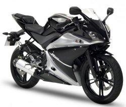 2008 Yamaha YZF-R125 BLACK METALLIC