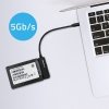 Qoltec Adapter SATA | Przejściówka na dysk SSD HDD 2.5 | USB-C | Super speed 5Gb/s | 2TB