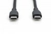 Digitus Kabel połączeniowy silikonowy USB-C - USB-C, USB 2.0 60W, 2m Czarny