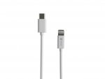 Natec Kabel Lightning (M)->USB-C(M) 1m MFI Prati Biały