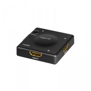 LogiLink Switch 3x1 HDMI, 1080p 60Hz