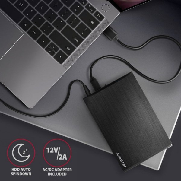 AXAGON EE35-XA3 Obudowa zewnętrzna aluminiowa, USB 3.2 Gen 1 SATA 3G 3.5&quot;