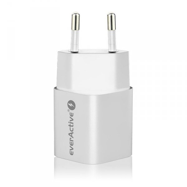 everActive Ładowarka USB/USB-C QC3.0 30W technologia GaN Biała