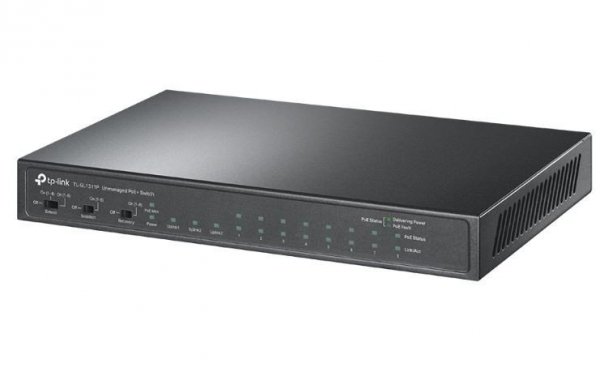 TP-LINK Przełącznik SL1311P 8xFE PoE+ 2xGE 1xSFP
