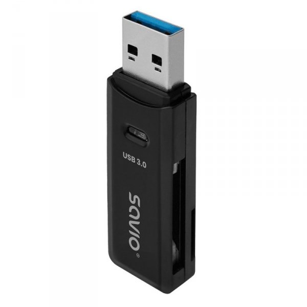 Savio Czytnik kart SD, USB 3.0, 5 Gbps, AK-64