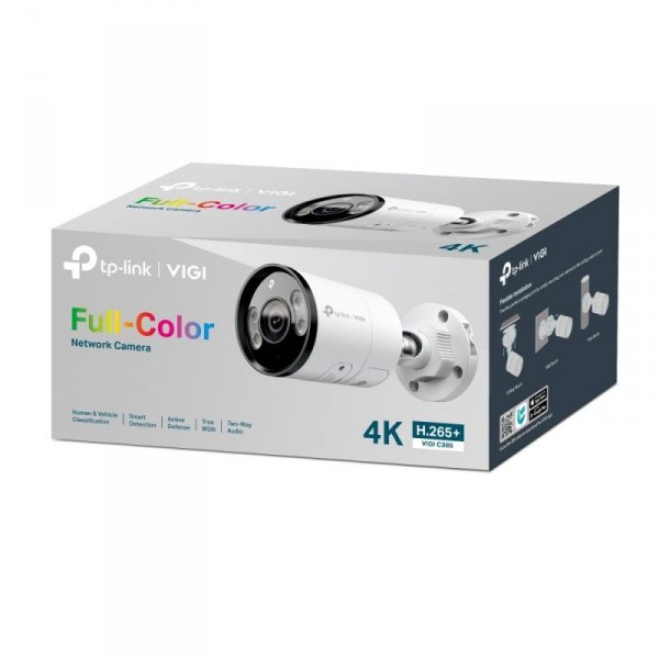 TP-LINK Kamera VIGI C385(4mm) 8MP Full-Color Bullet Network