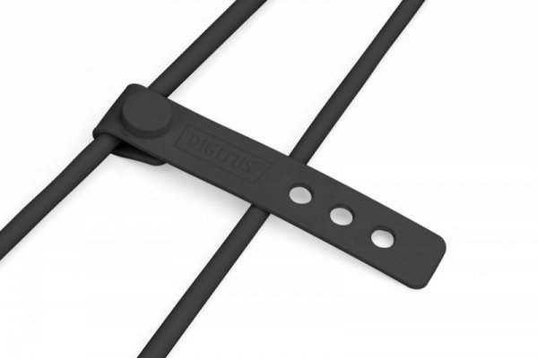 Digitus Kabel połączeniowy silikonowy USB-A - USB-C, USB 2.0 60W, 1m Czarny