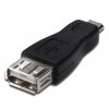 Adapter Akyga AK-AD-08 (USB F - Micro USB M; kolor czarny)