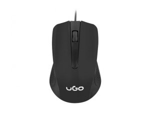 Mysz UGO UMY-1213 (optyczna; 1200 DPI; kolor czarny)