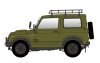 Hasegawa 20606 Suzuki Jimny (JA11-5) w/ Roof Carrier 1/24