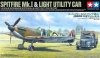 Tamiya 25211 1/48 Supermarine Spitfire Mk.I & Light Utility Car 10HP Set