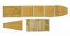 Fujimi 114484 1/700 Wood Deck Seal for IJN Aircraft Carrier Kaga Triple Flight Deck