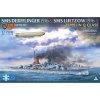 Takom Snownam SP-7043  SMS Derfflinger 1916 & SMS Leutzow 1916 & Zeppelin Q class ( Limited Edition)