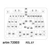 Fly ARTM72003 PZL.37  maska 1/72