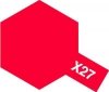 Tamiya 81527 Acrylic Mini X-27 Clear Red 10ml