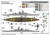 Trumpeter 06736 German Gneisenau Battleship 1/700