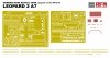 RFM-2068 Upgrade Set for 5108 German Main Battle Tank Leopard 2 A7 1/35