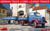 Mini Art 38023 German Truck L1500S w/Cargo Trailer 1/35