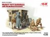 ICM 35662 Model T 1917 Ambulance w/US Personnel