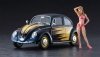 Hasegawa SP445-52245 Volkswagen Beetle Type 1 (1966) Cal Look w/Blond Girl's Figure 1/24