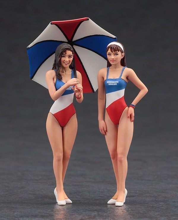 Hasegawa FC03-29103 90&#039;s Paddock Girls Figure 1/24