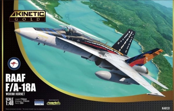 Kinetic 48131 RAAF F/A-18A Worimi Hornet 1/48