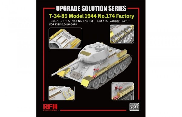 RFM-2047 Upgrade for RM-5079 T-34/85 Model 1944 No.174 Factory - Upgrade Solution Series 1/35