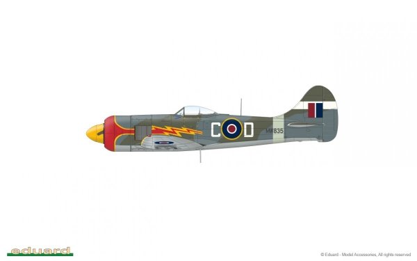 Eduard 82124 Tempest Mk.II early version Profi Pack