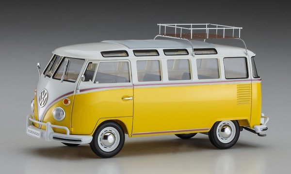 Hasegawa 20689 Volkswagen Type 2 Micro Bus w/Roof Carrier 1/24