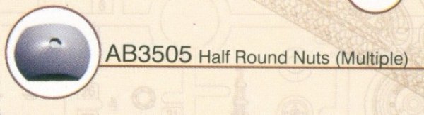 Bronco AB3505 Half Round Bolt Nuts