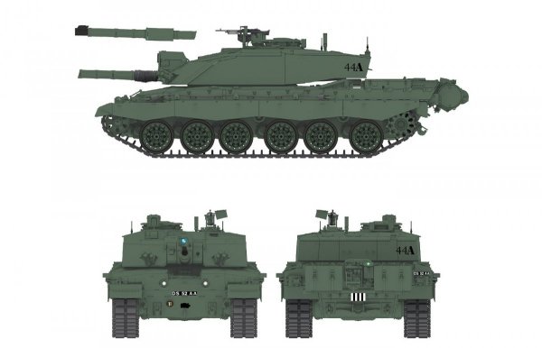 RFM-5062 Challenger 2 British Main Battle Tank with workable track links