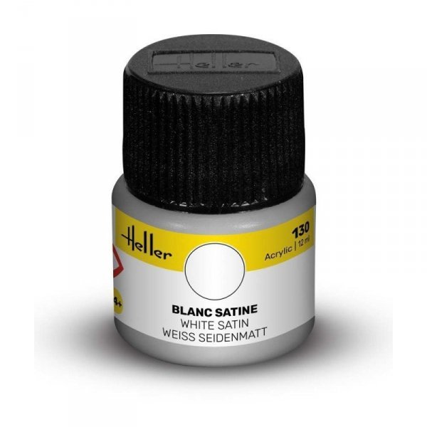 Heller Acrylic Paint 130 White Satin 12 ml