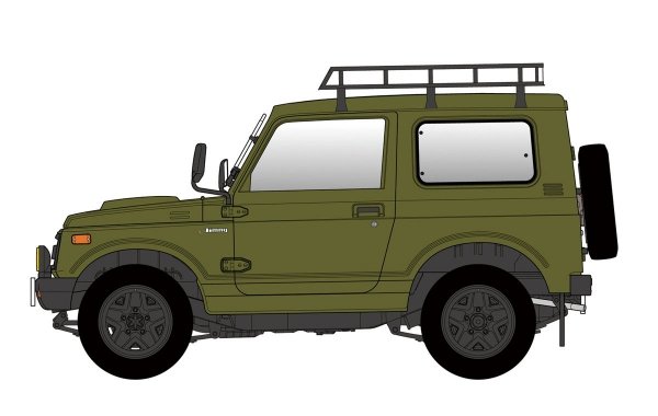 Hasegawa 20606 Suzuki Jimny (JA11-5) w/ Roof Carrier 1/24
