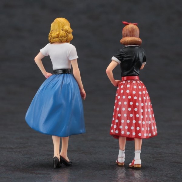 Hasegawa FC10-29110 50&#039;s American Girl&#039;s Figure 1/24