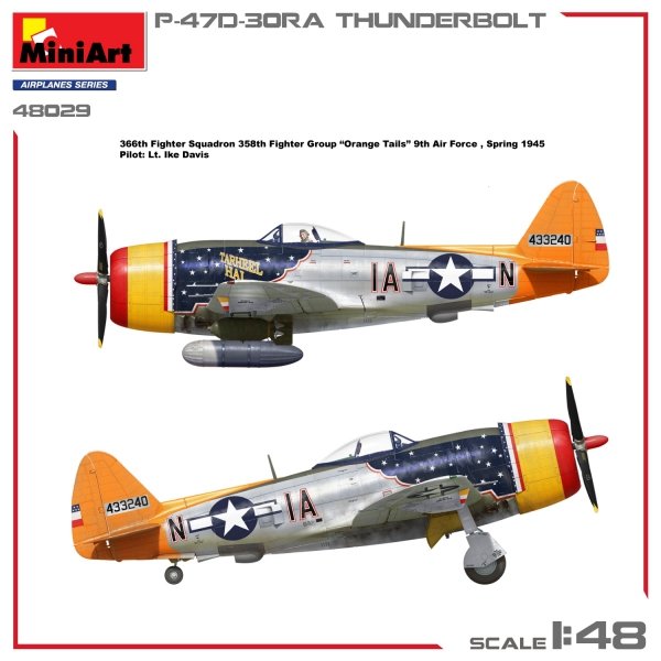 Mini Art 48029 P-47D-30RA Thunderbolt Advanced Kit 1/48