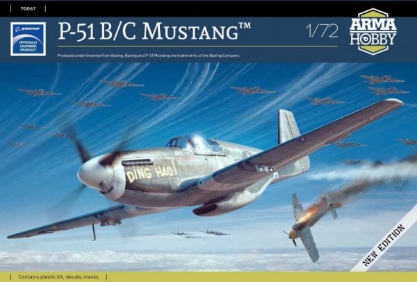 Arma Hobby 70067 P-51 B/C Mustang 1/72