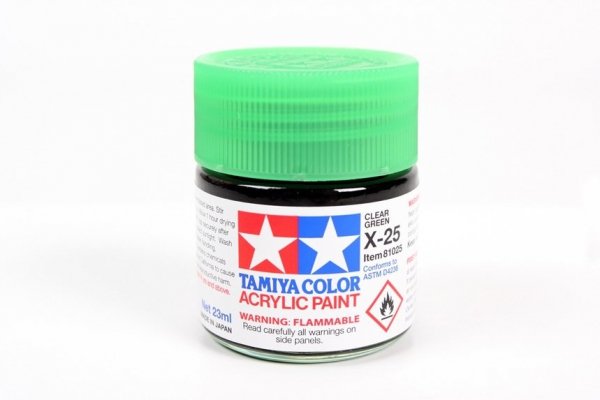Tamiya 81025 X-25 Clear Green 23 ml