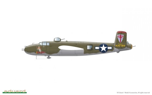 Eduard 2139 B-25J Mitchell GUNN's BUNNY Limited edition 1/72