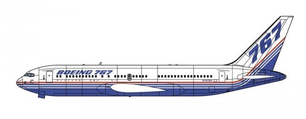 Hasegawa 10853 Boeing 767-200 'Demonstrator' 1/200