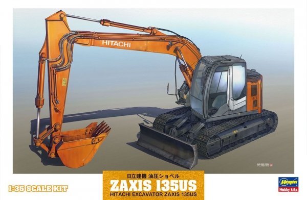 Hasegawa WM01-66001 1/35 Hitachi Excavator Zaxis