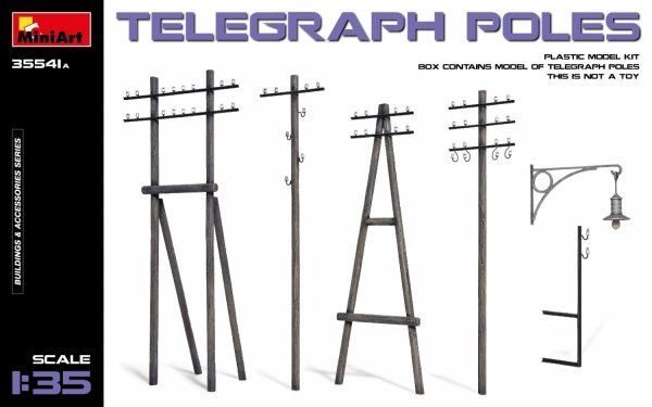 Mini Art 35541a Telegraph Poles 1/35