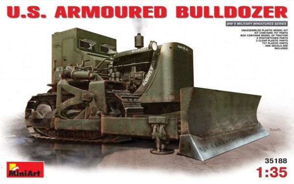 Mini Art 35188 Us Armoured Buldozer 1/35